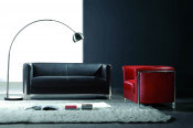 Leather Sofa (A607)