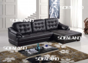 Leather Sofa with Chaise (759#)