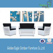 Leisure Garden PE Rattan Outdoor Furniture Sofa Set