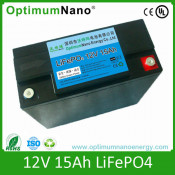 LiFePO4 12V 15ah Battery Pack