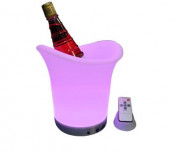 Lighted LED Ice Bucket/Color Changing Light up Ice Bucket/Plastic Rechargeable LED Ice Bucket