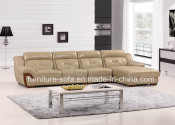 Living Room Chinese Style Modern Leather Sofa (B95)