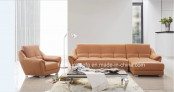 Living Room Furniture Leather Sofa Set with Couch (SO19)