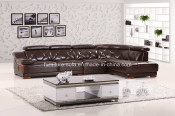 Living Room Furniture Modern Corner Leather Sofa (B96)