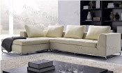 Living Room Furniture Top Grain Leather Sofa (JP-sf-090)