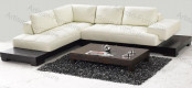 Living Room White Modular Leather Sofa (JP-sf-230)