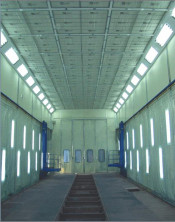 Long Bus Spray Paint Booth, Coating Line Machine