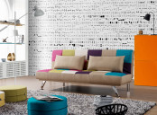 Lovely Fabric Folded Sofa Bed for Living Room