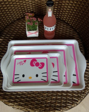 Lovelyhello Kitty Tray Plate Made of Melamine (KT004)