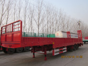 Low Bed Semi Traier with Breast Board