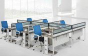 MFC Wooden Furniture 6 Seat Work-Station Partition (HF-CB006)