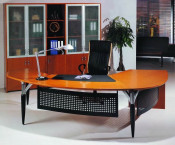 Melamine Office Executive Table / Desk (Hayden-we01)