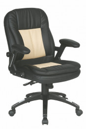 Middle Back PU Office Swivel Executive Chair Fs-8707b
