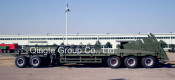 Military Use Truck Transport Semi Trailer Flatbed Semi Trailer (QDT9493TDP)
