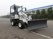 Mini Front Farm Loader (HQ908) with Snow Blade