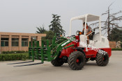 Mini Wheel Loader (HQ910C) with Hydraulic Pallet Fork