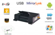 Mirror Link Navigation with Multi-Language, Music, Navigation