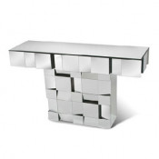Mirrored Glass Mirror Furniture Console Table