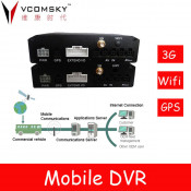 Mobile DVR GPS-Based for Vehicle Tracking, Anti-Shock, Vibration-Resistant Casing for Reliability on The Road