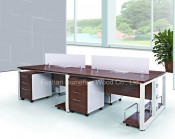 Modern Design Wooden Table Computer Workstation Cubicle Office Partition (HF-E539)