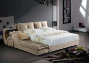 Modern Double Upholstered Bed Bedroom/Home Furniture with Storage (L851)