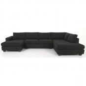 Modern Fabric Big Coner Sofa, Living Room Sofa (WD-6446)