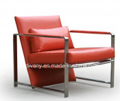 Modern Fabric Leather Armchair Single Sofa (D-78)