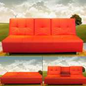 Modern Functional Sofa Bed with Coffee Table (WD-582)
