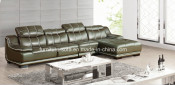 Modern Furniture Leather Sofa Set with High Back (SO30)