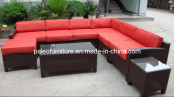 Modern Furniture Outdoor Rattan Patio Wicker Garden Sofa Set (PAS-097)