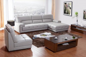 Modern Genuine Leather Design Home Sofa Furniture