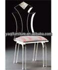 Modern House Design Crystal Acrylic Chair Plastic Chair for Dining Furniture