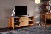 Modern Luxurious Natural Bamboo TV Rack with Cabinet