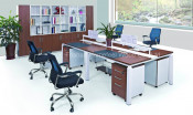 Modern Office Employee Workstation of Modual Linear Office Table (HF-E550)