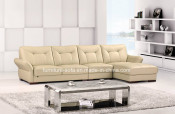Modern Office Furniture High Back Leather Corner Sofa (B78)