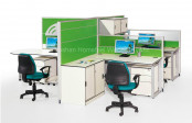 Modern Office Furniture with Overhead Cabinet (HF-YT6028)
