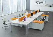 Modern Office Workstation Screen Bench Table with Partition Divider (HF-YZB014)