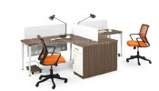 Modern Open Space Melamine Office Workstation, Office Partition (HF-CD002)