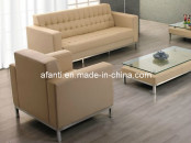 Modern Simple Style Leather Hotel Furniture Sofa Set (8204)