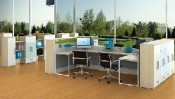 Modern Style Premium Staff Partition Workstations Office Desk (PS-LNPS-06)