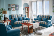 Modern Style Solid Wooden Fabric Sofa (MY-3302A)