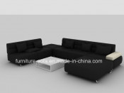 Modern Sweet Fashion Furniture Leather Sofa (SF155)