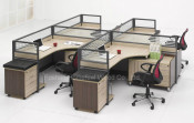 Modern Wall Workstation Screen Office Cubicle Office Partition (HF-LT026)