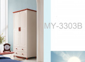 Modern Wardrobe with 2 Doors for Bedroom (MY-3303B)