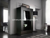 Modern Wood & Glass Wine Cabinet (SM-D04A)