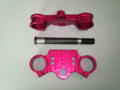 Motorcycle Aluminium Anodized CNC Parts Upper Triple Clamp