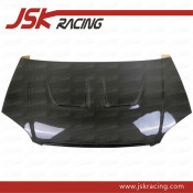 Mugen Style Carbon Fiber Bonnet for 2001-2003 Honda Civic 2 4dr (JSK120804)