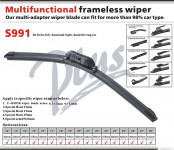 Multi Adaptor Wiper Blade S991