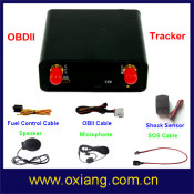 Multifunctional Obdii GPS Tracker Support Fuel Control / Speaker / Shock Sensor