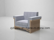 Neo-Chinese Style Wood Sofa